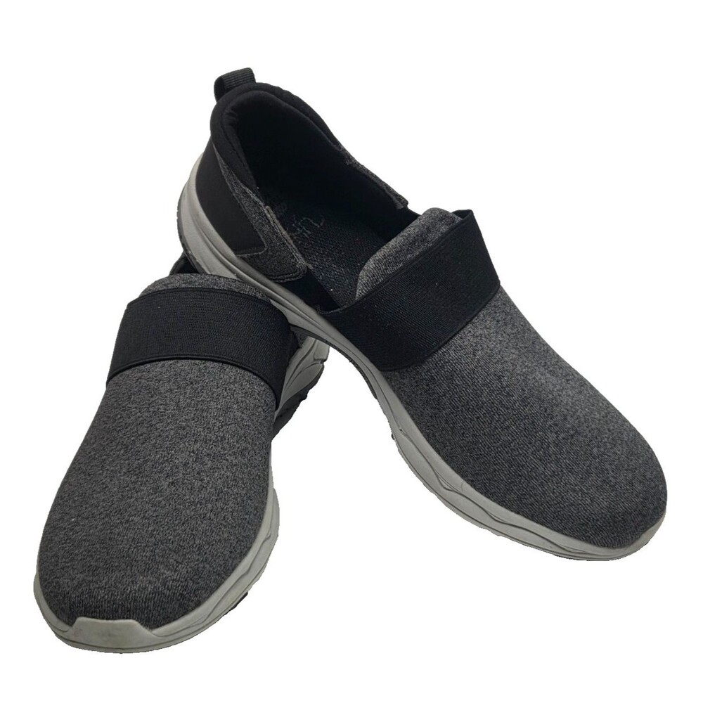 Ryka Shoes Faye Size 10 Gray Slip On Sneakers Comfort Shoes